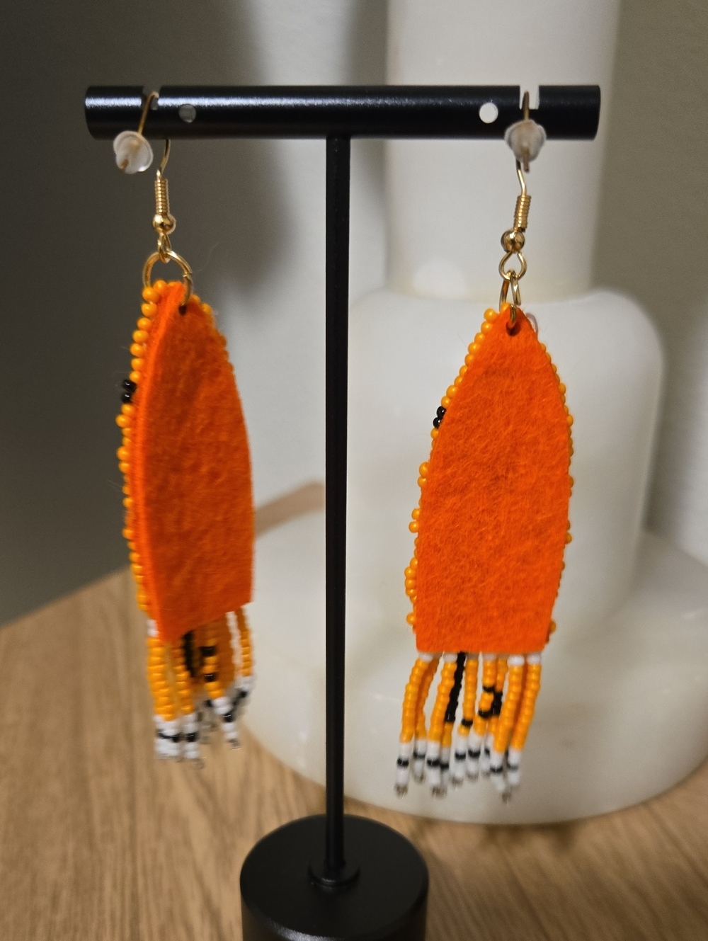 Halloween Cat Earrings NWT - Picture 2 of 2